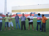 Bartolomé presentó a la plantilla